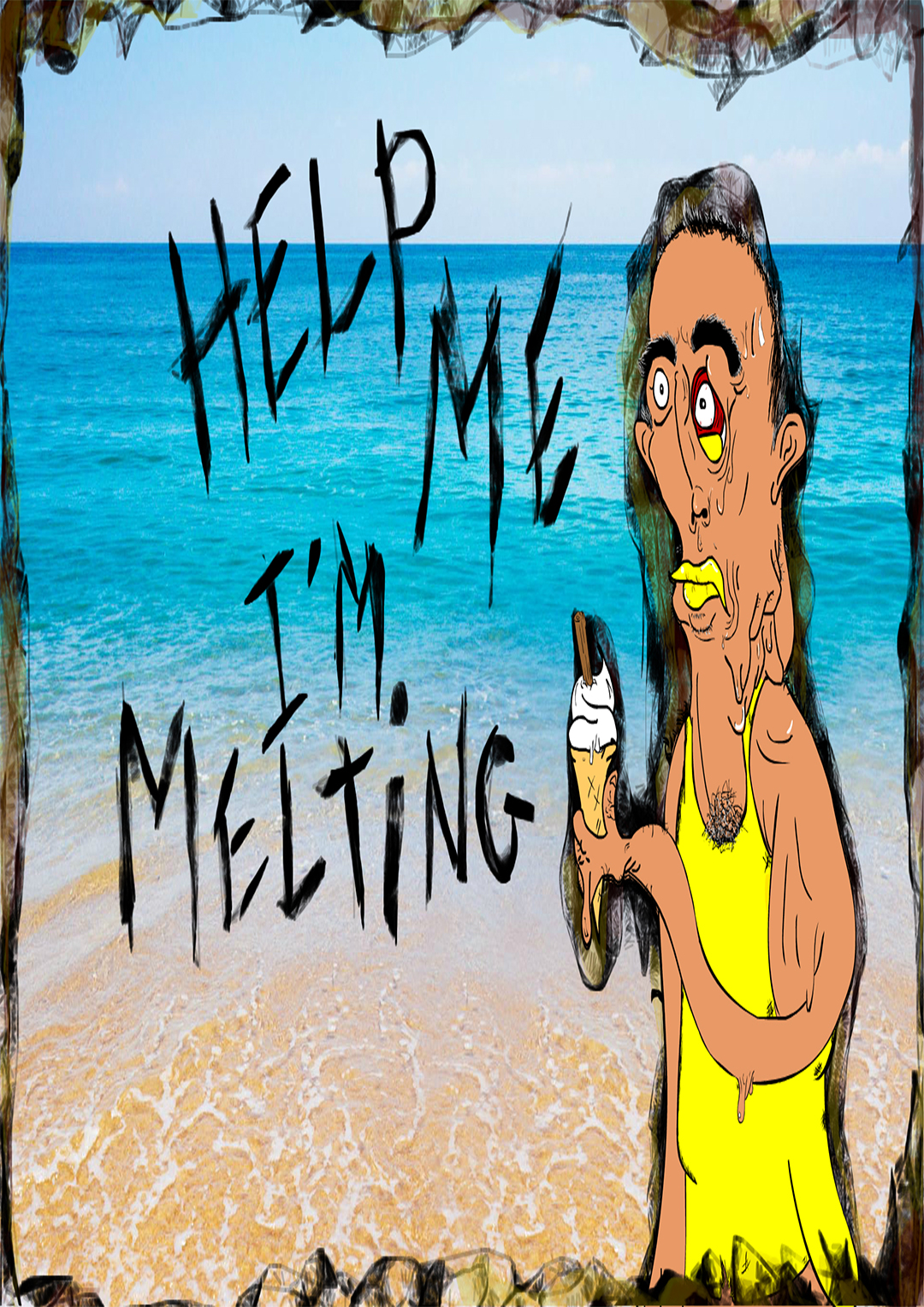 Help Me I'm Melting Portrait