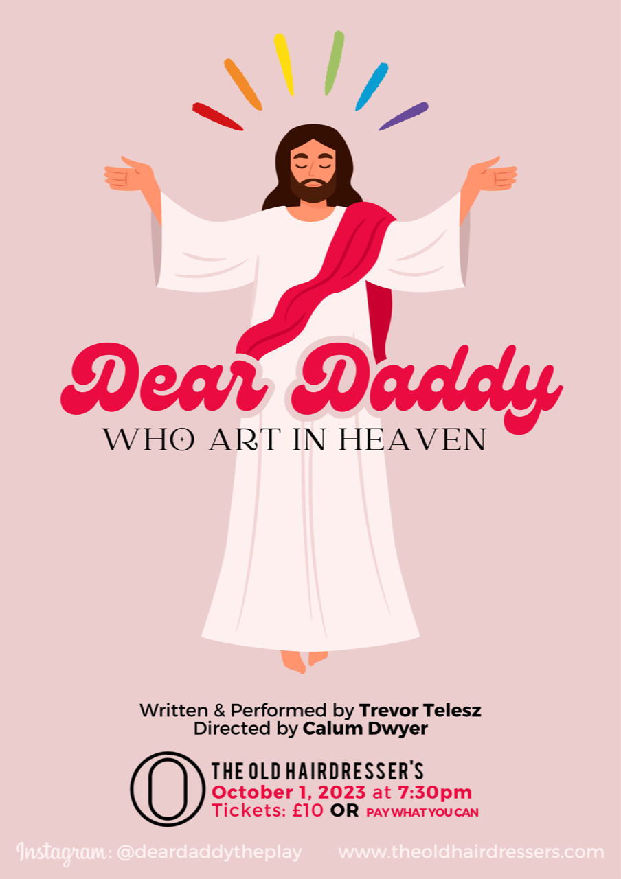 Dear Daddy, Who Art in Heaven Old Hairdresser's Poster