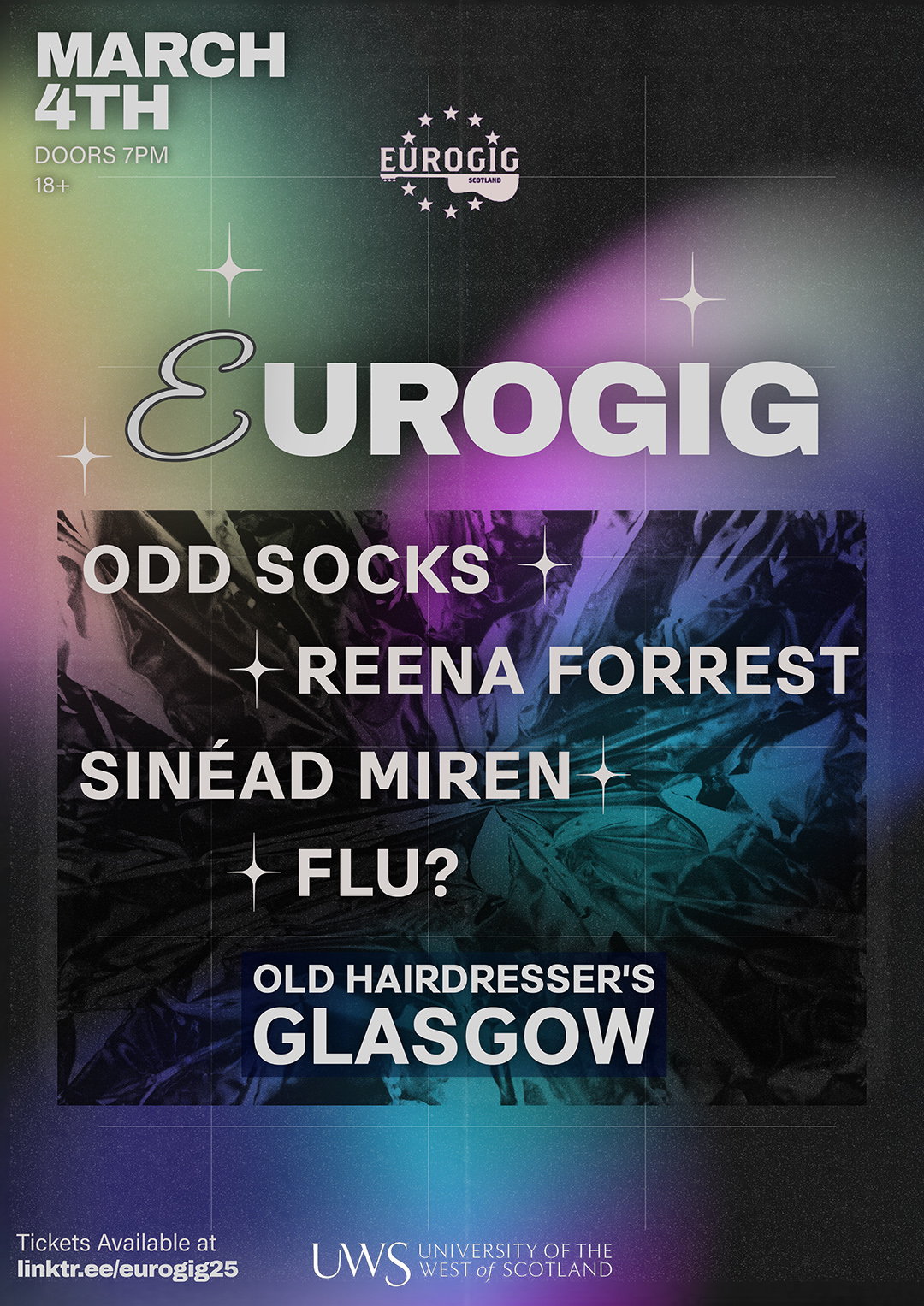 March 4th Hairdressers Eurogig a4 size