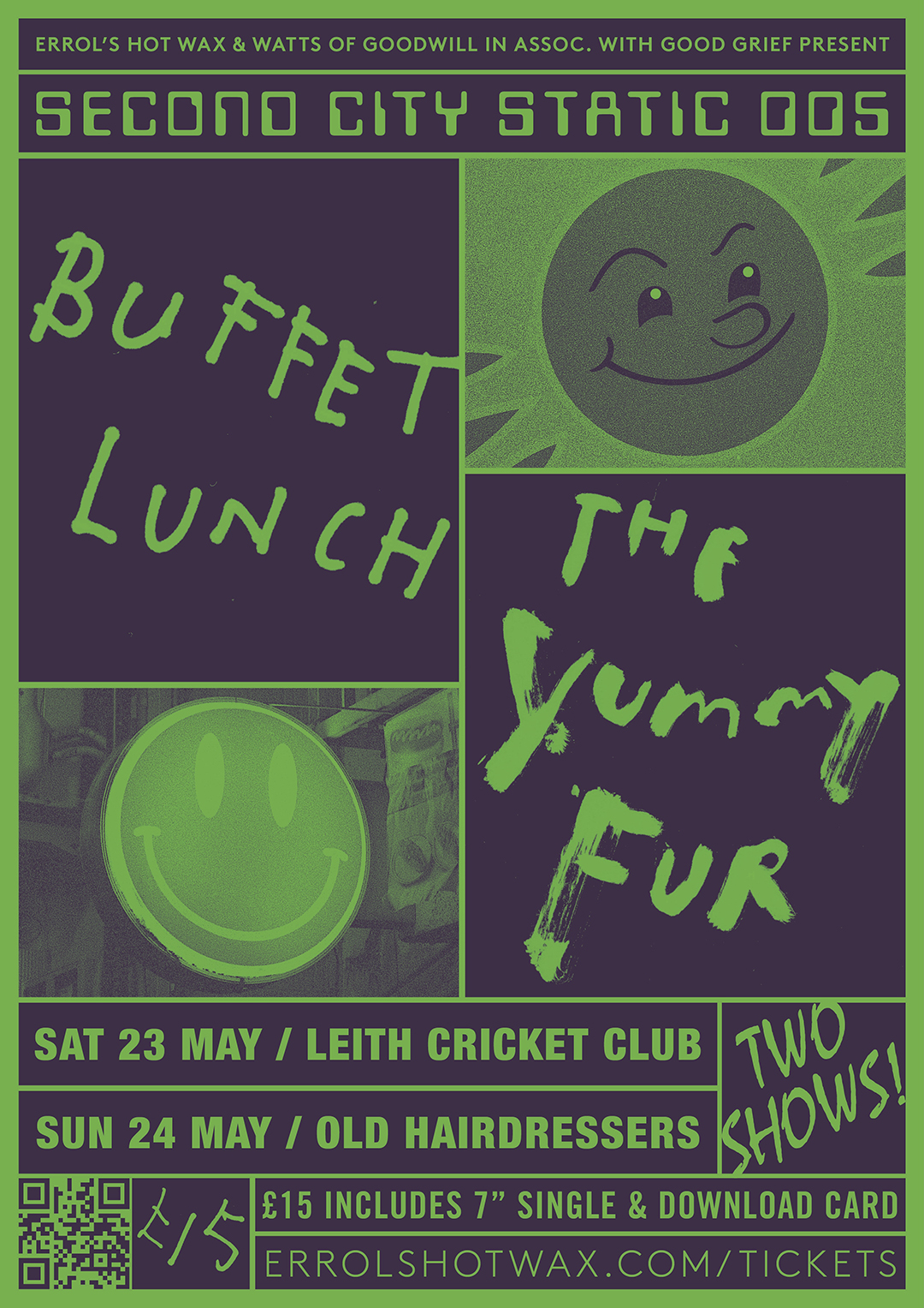 Yummy Fur _ Buffet Lunch - Green Poster
