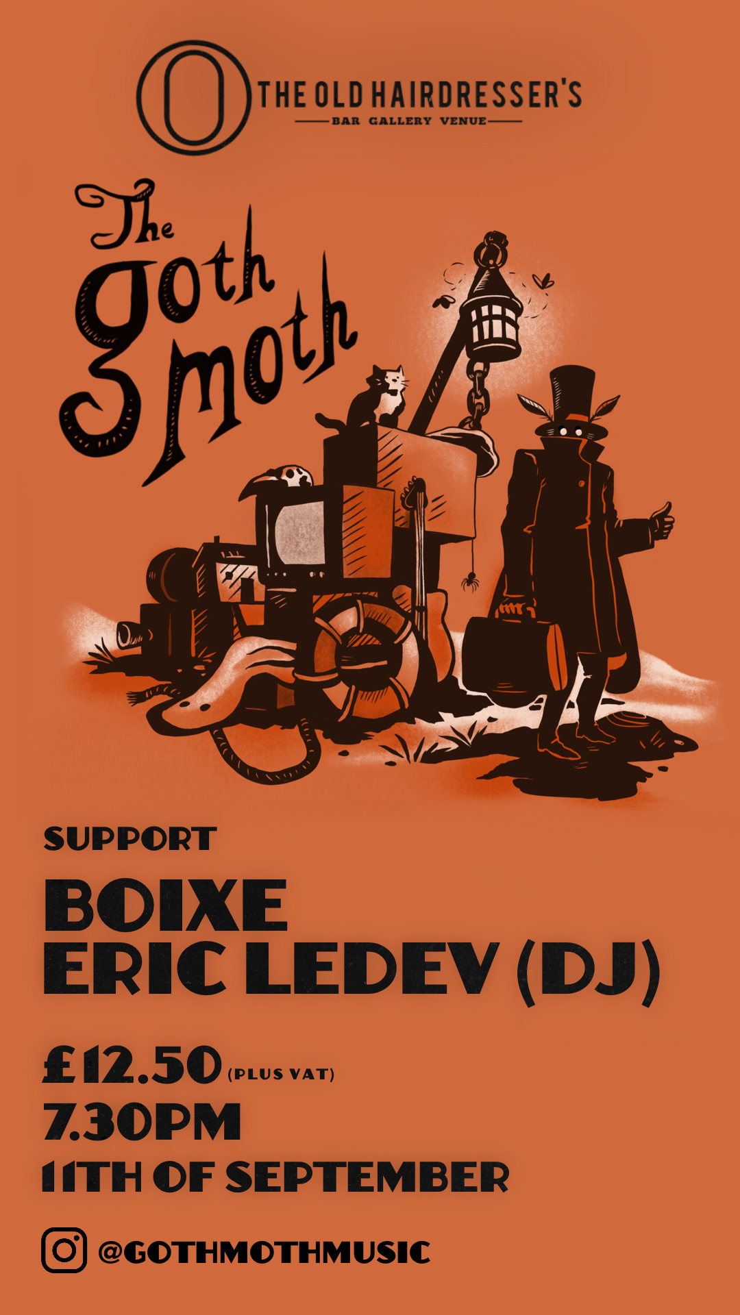 New Goth Moth Poster